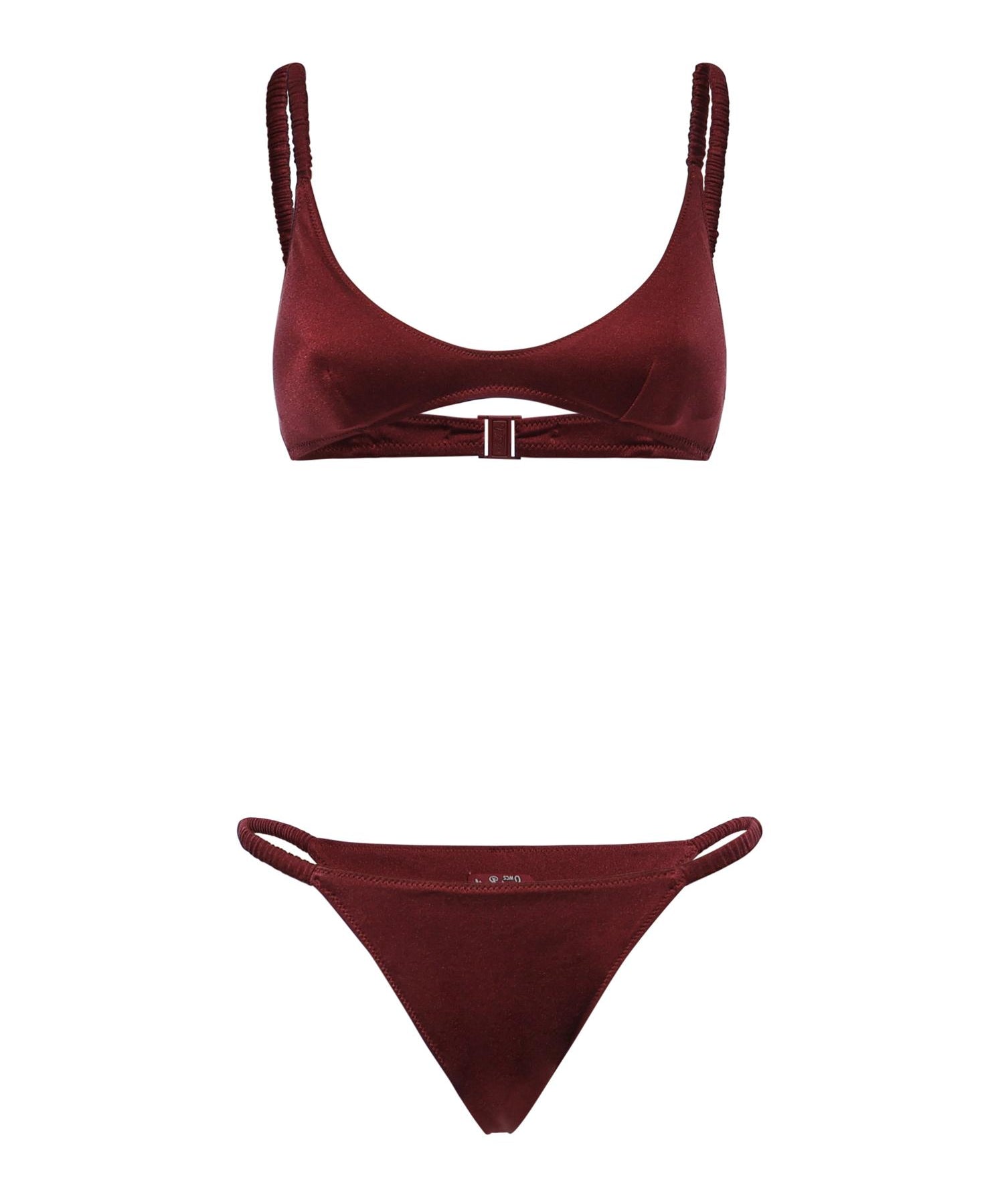 Bikini Scoop in nylon MOA0001 09211L MC2 SAINT BARTH 