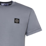 T-shirt con patch Compass in jersey di cotone L1S152100027 S0013V0024 STONE ISLAND 