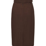 Gonna longuette con cintura 106449 A2W6L78 PINKO 