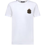 T-shirt in cotone con patch araldico G8PT1Z G7PZUW0800 DOLCE & GABBANA 