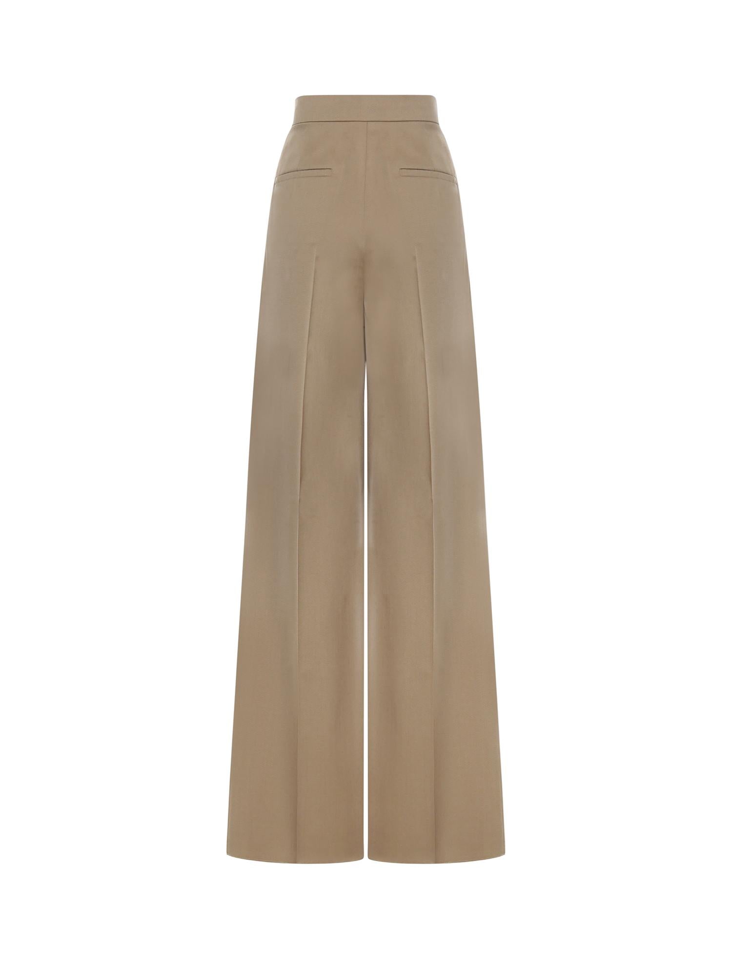 Pantaloni a gamba larga in lana 2611131161600 001 MAX MARA 