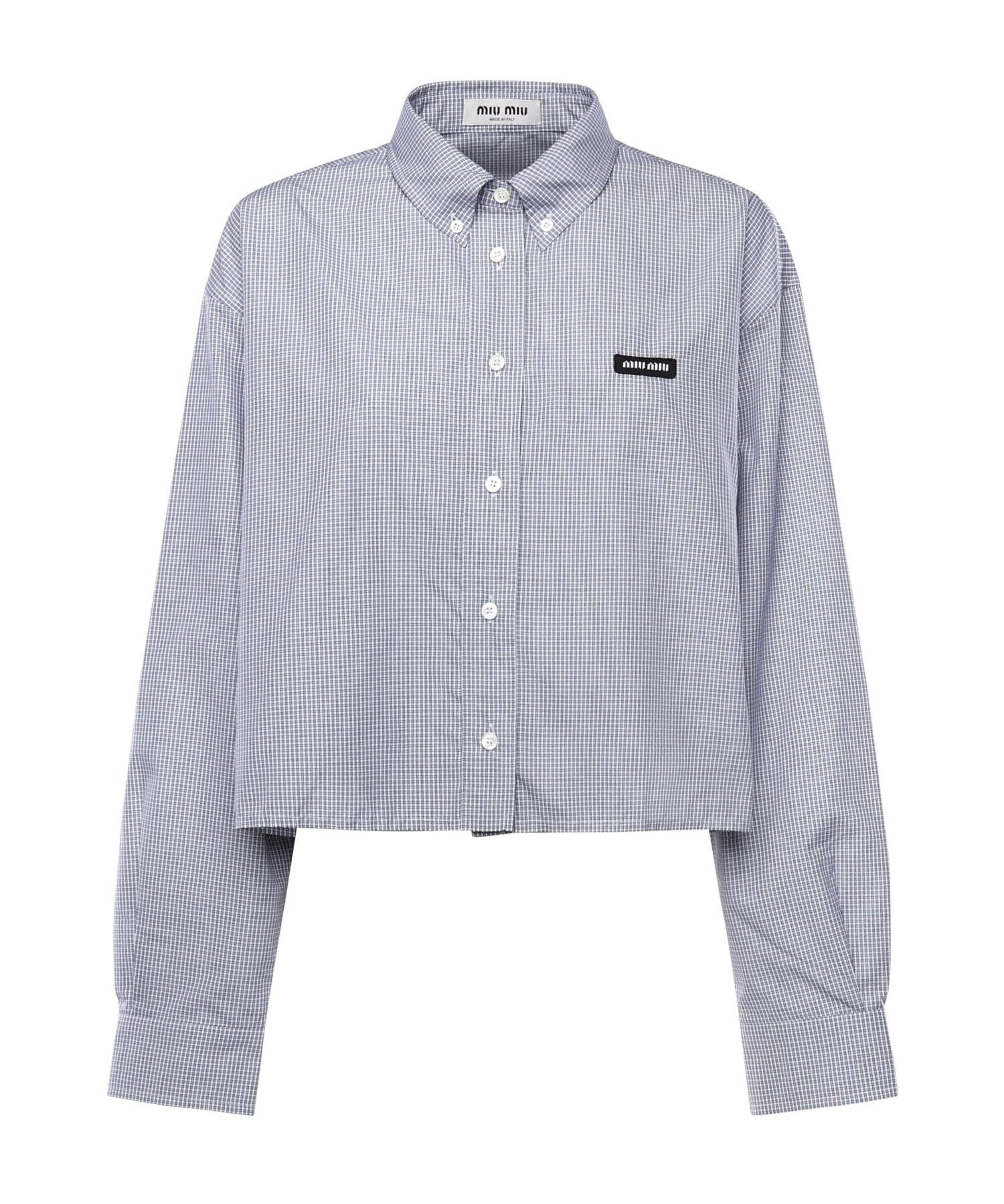 Camicia in popeline MK1659 1805F0008 MIU MIU 