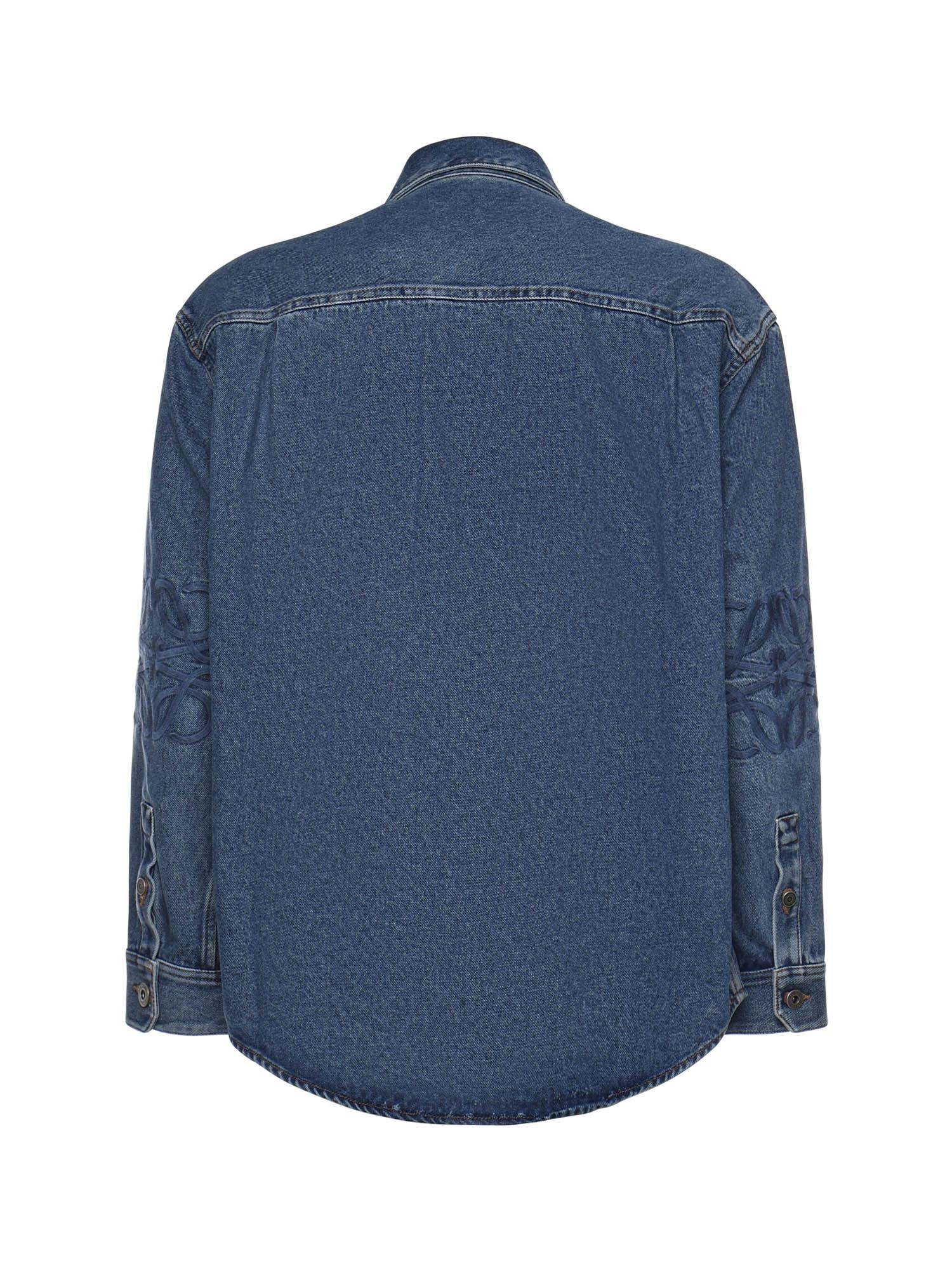 Giacca-camicia Anagram in denim H526Y1DW27 5475 LOEWE 