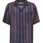 Camicia da bowling stampa Voyage Imaginaire 6V3AA111 AN0QR4 VALENTINO GARAVANI 