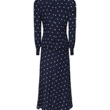 Abito a pois con bottoni gioiello FABX4108F4655 1643 ALESSANDRA RICH 