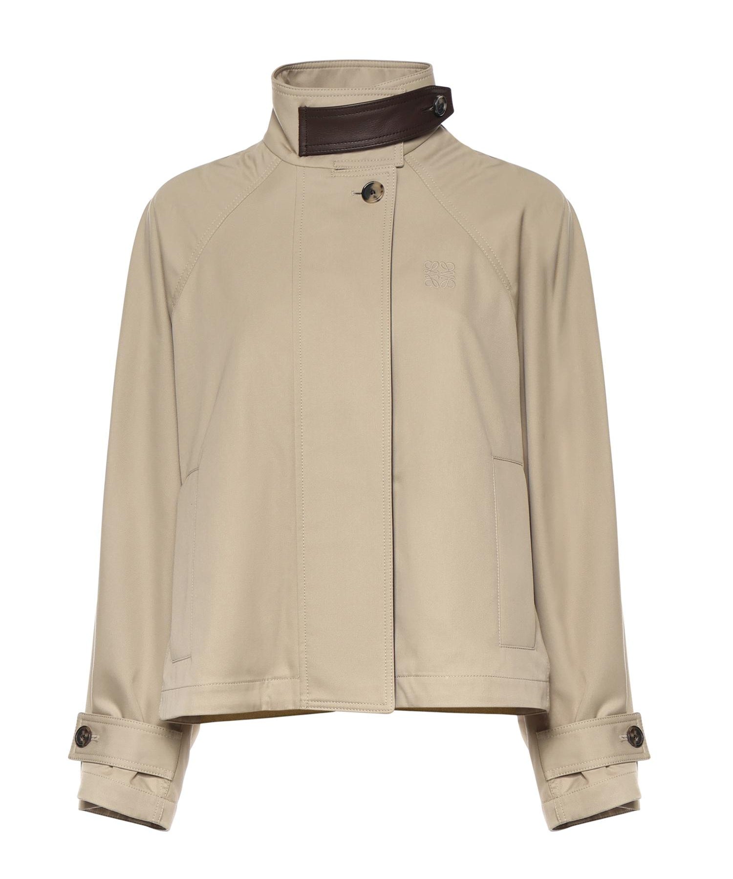 Parka cropped in cotone e seta S359Y02XFE 2140 LOEWE 