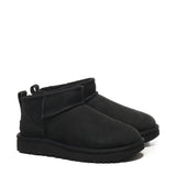 Stivaletti classic ultra mini in suede 1116109 BLK UGG 