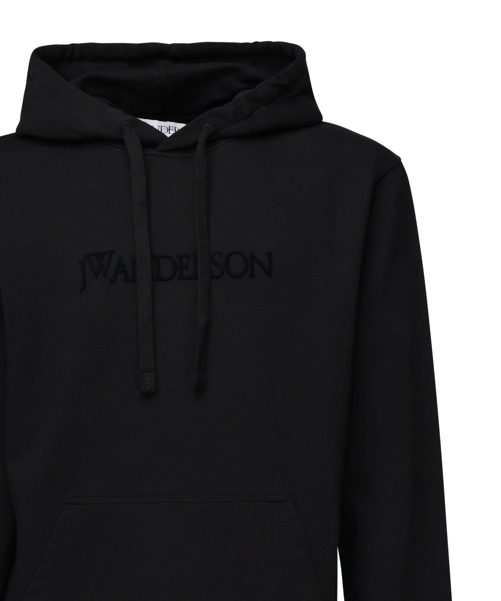 Felpa con cappuccio e logo ricamato JW0214 PG1632999 JW ANDERSON 