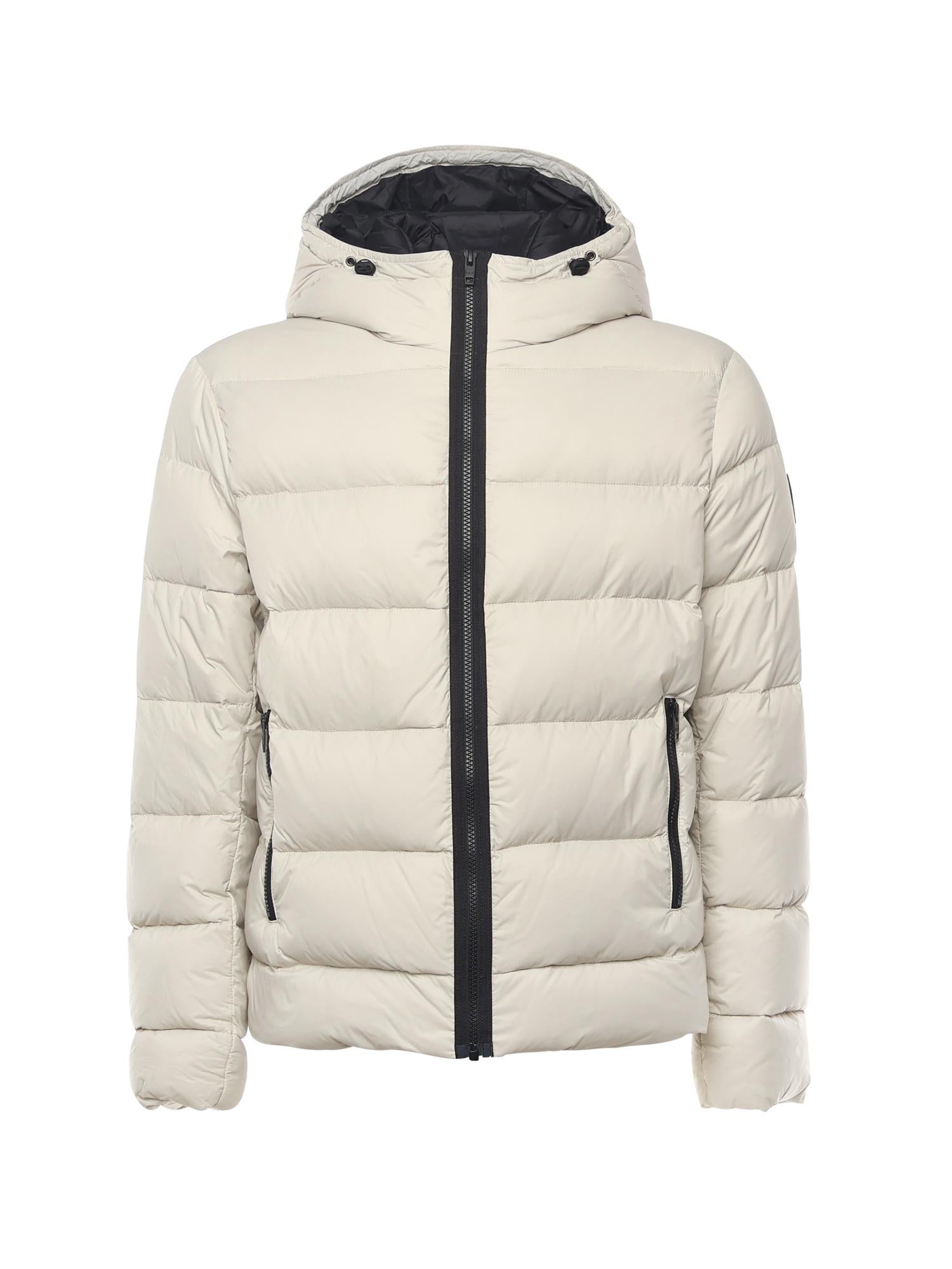 Piumino double front in popeline calandrato NAM32510620XMH B004 FAY 