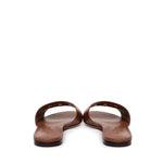 Slide in pelle di vitello e logo CQ0436 AY32981236 DOLCE & GABBANA 