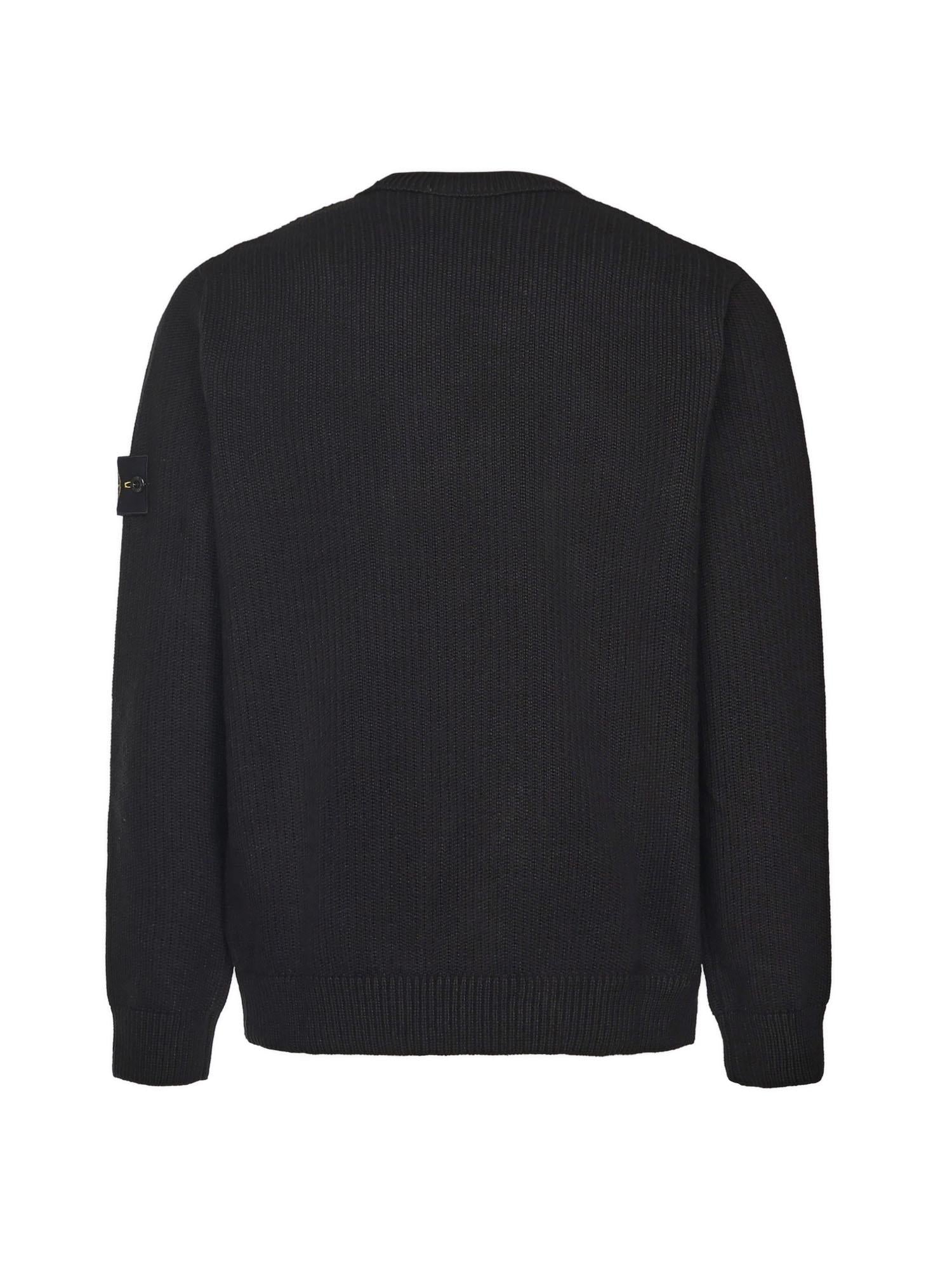 Maglione con bordi a costine K2S155100049 S00A2V0029 STONE ISLAND 
