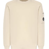 Maglione in cotone crepe con logo 20CMKN105A 006323O114 C.P. COMPANY 