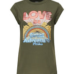 T-shirt con stampa 104603 A2D7V49 PINKO 