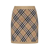Minigonna in lana Check 8110604 C1309 BURBERRY 