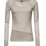Maglia girocollo grigia 104653 A2CLIIA PINKO 