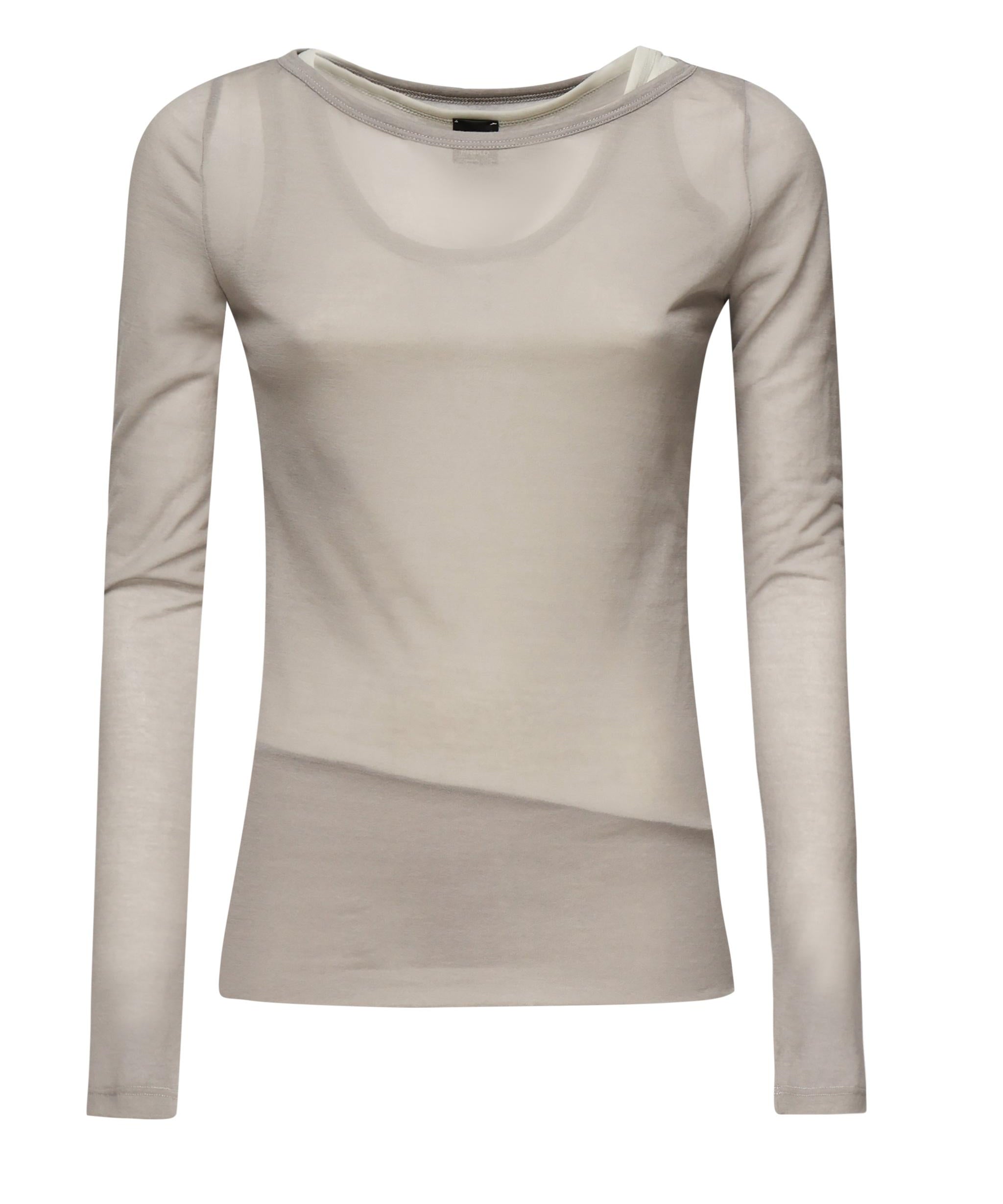 Maglia girocollo grigia 104653 A2CLIIA PINKO 