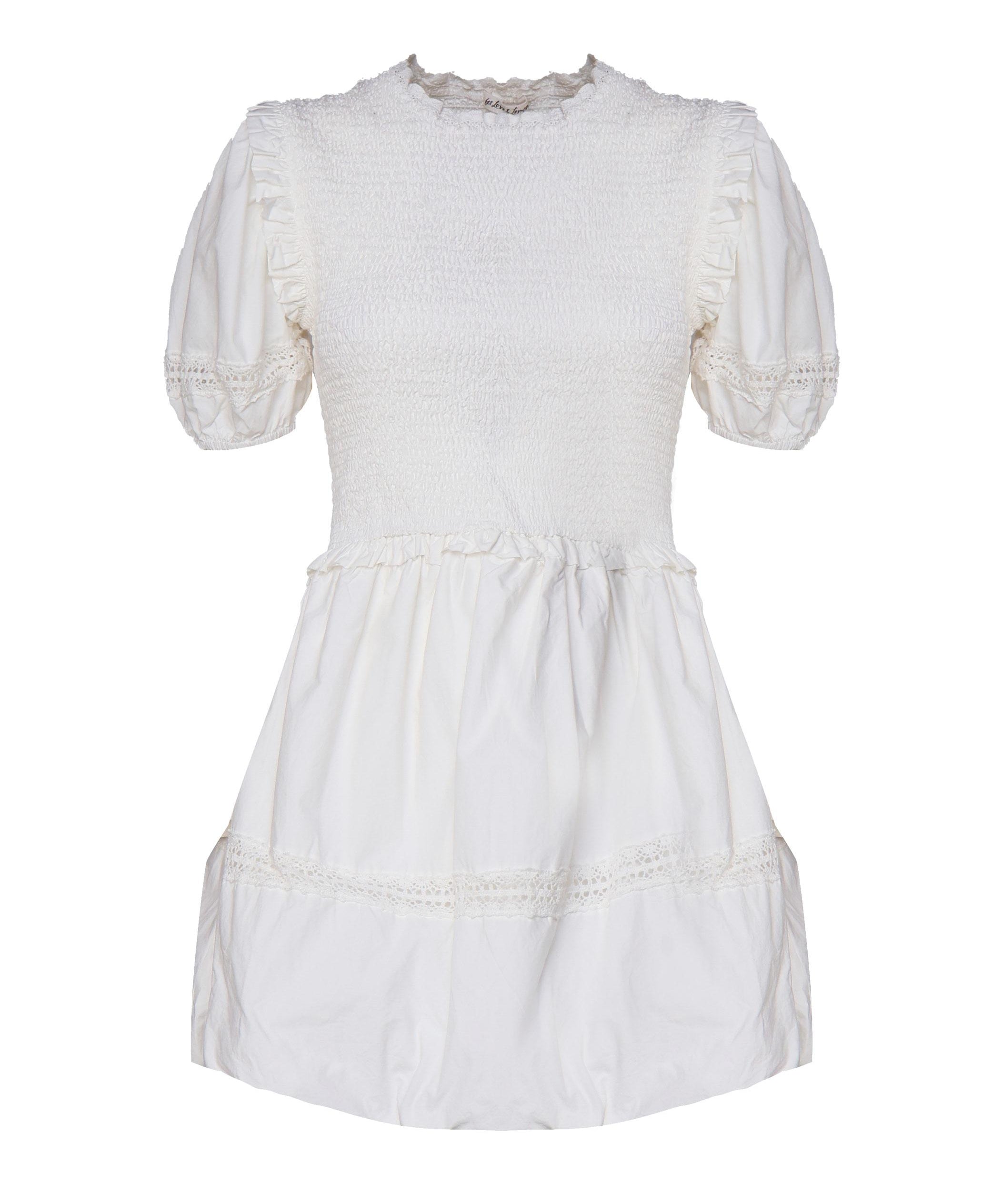 Sandy mini dress in cotton CD3408-SU24 -WHITE FOR LOVE & LEMONS 