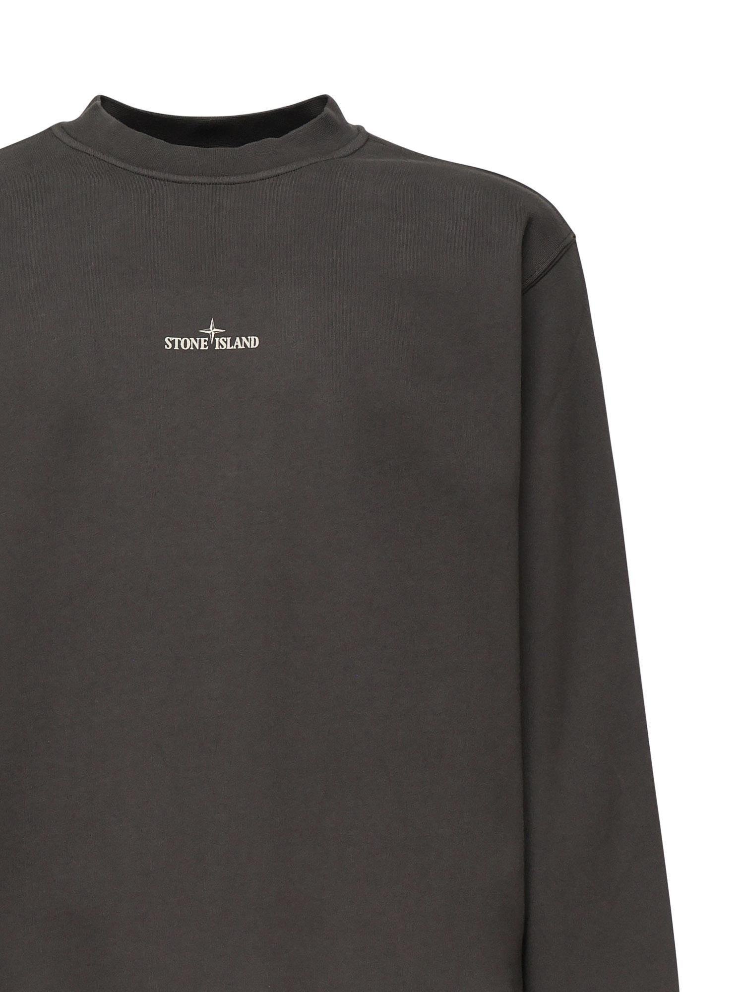 Felpa con stampa 'Industrial Four' K2S156100018 S0195V0062 STONE ISLAND 