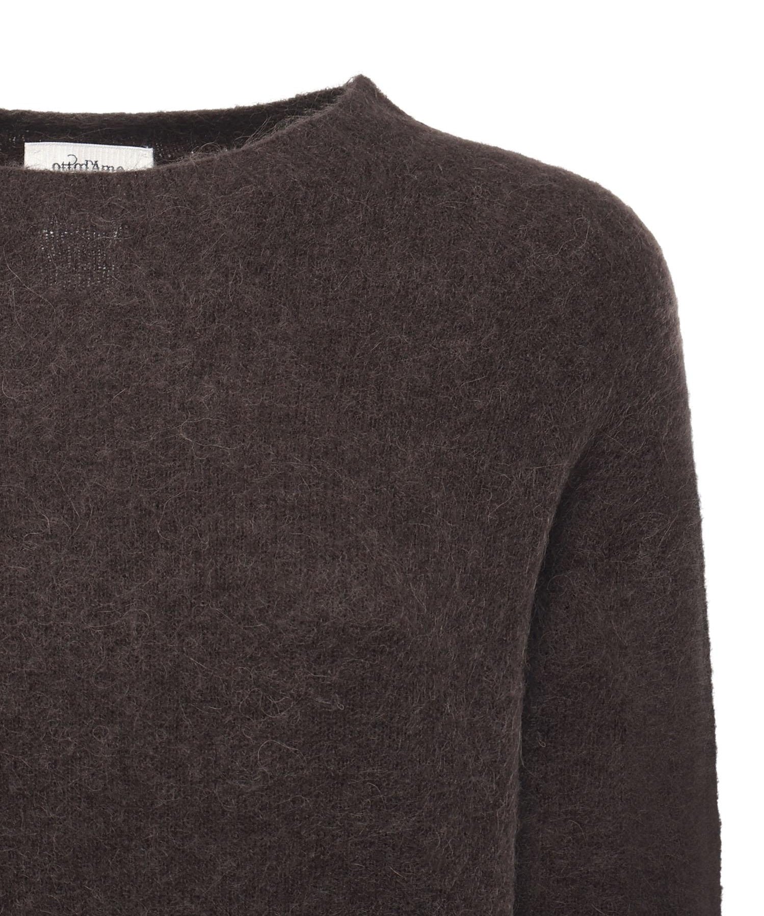 Maglia in misto lana DK9235 BROWN OTTOD'AME 