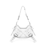 Borsa a spalla Y2K.002 FBBP70002 -BIANCO/NIKEL BIASIA 