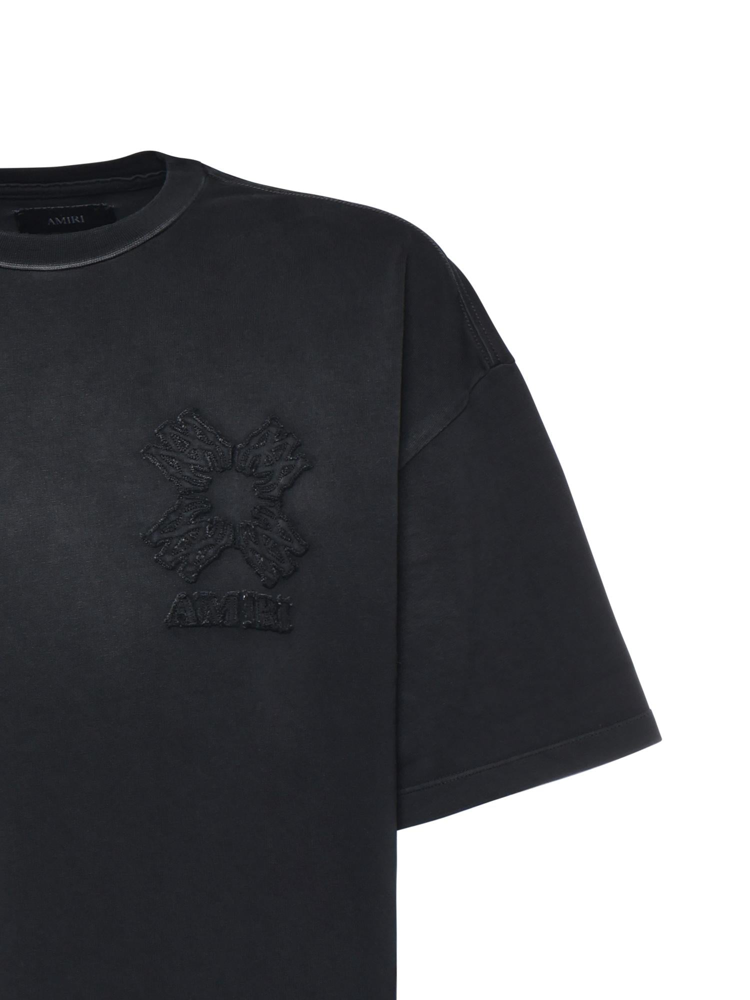 T-shirt Ma Quad con logo AMTOJR1029 001 AMIRI 