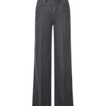 Jeans a palazzo in denim 841027 V5SO01003 BOTTEGA VENETA 
