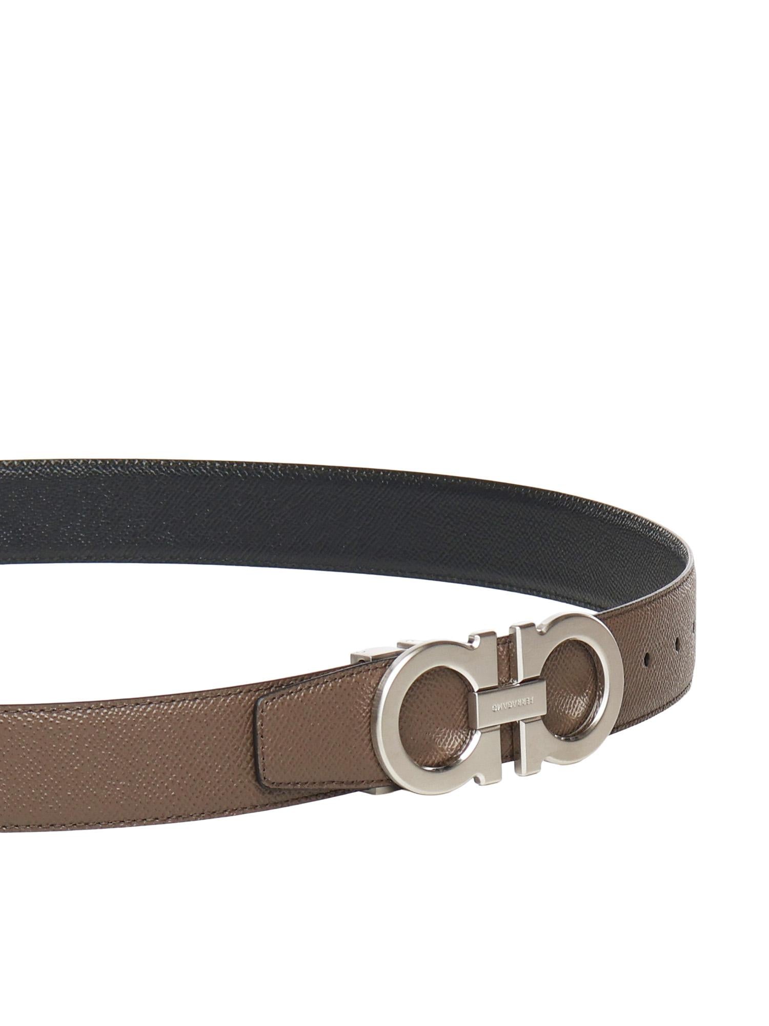 Cintura Gancini in pelle 679710 770654084 FERRAGAMO 