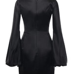 Mini abito con scollo a V 79AJOC66 N0451899 GENNY 