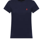 T-shirt in cotone con logo 211B14605 031 POLO RALPH LAUREN 