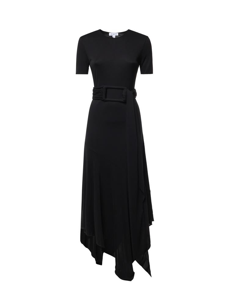 Abito in jersey con cintura AA9R3137J090D 995 ALAIA 