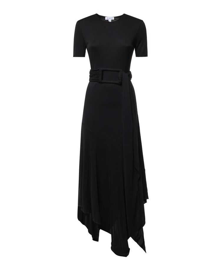 Abito in jersey con cintura AA9R3137J090D 995 ALAIA 