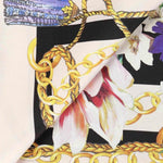 Foulard in twill di seta stampa fiori FN090R GDC5JHN5QG DOLCE & GABBANA 