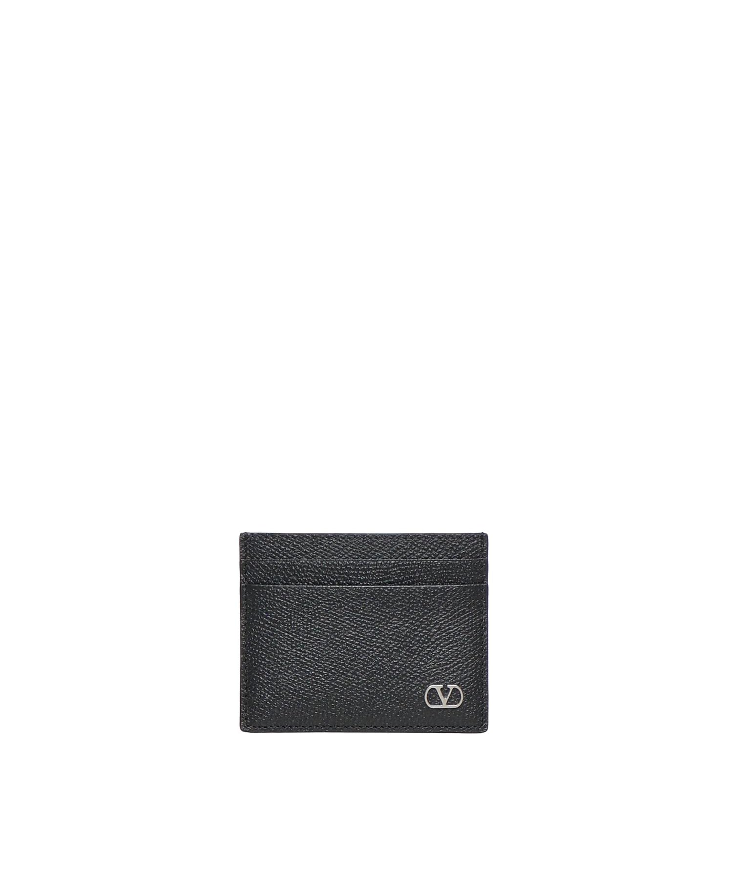 Portacarte Vlogo Signature in vitello granato 8Y2P0AP4 UAG0NO VALENTINO GARAVANI 
