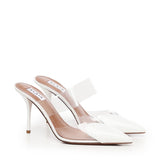 Mule Le Cœur in pelle verniciata AA3M053CK150 010 ALAIA 