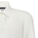 Camicia in crêpe de chine di seta G5ML1T FU1UQW0111 DOLCE & GABBANA 