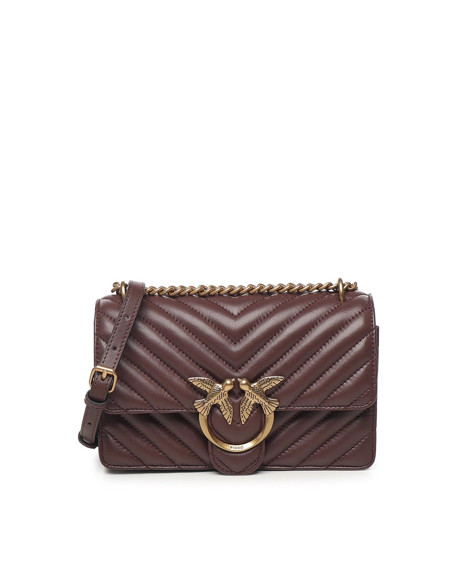 Borsa a tracolla Mini Love Bag One in nappa<BR/> 100074 A0GKL86Q PINKO 