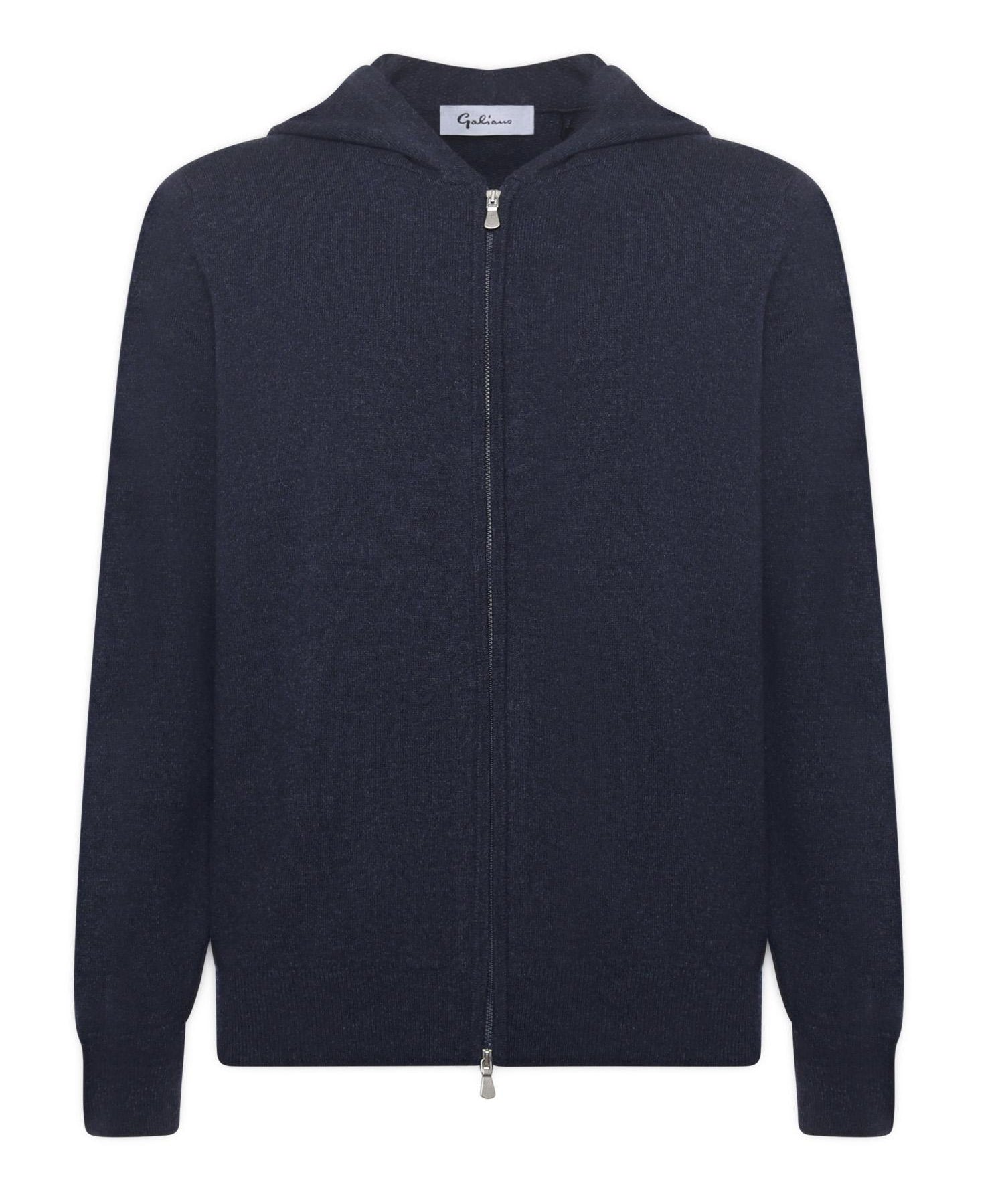 Felpa con zip in lana e cashmere 57180 19638589 GALIANO 