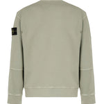 Felpa girocollo con effetto fiammato K1S156100032 S0045V0155 STONE ISLAND 