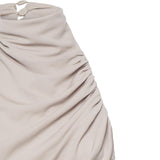 Abito midi Alba T190127A TJP073GREIGE THE ANDAMANE 