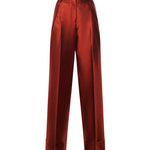 Pantaloni in mikado di seta FTDLHT FU116R0156 DOLCE & GABBANA 