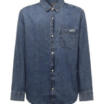 Camicia in denim di cotone LV040EM774 WHZ CALVIN KLEIN 