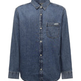 Camicia in denim di cotone LV040EM774 WHZ CALVIN KLEIN 