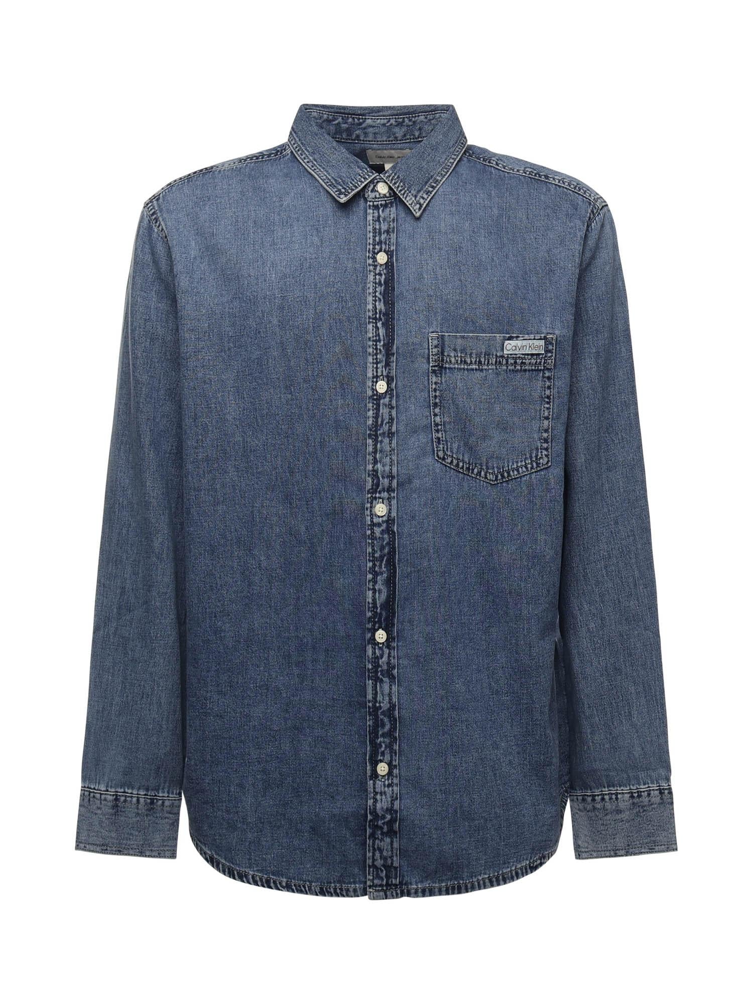 Camicia in denim di cotone LV040EM774 WHZ CALVIN KLEIN 
