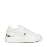 Sneakers in pelle con monogramma FW0FW08631 YBS TOMMY HILFIGER 