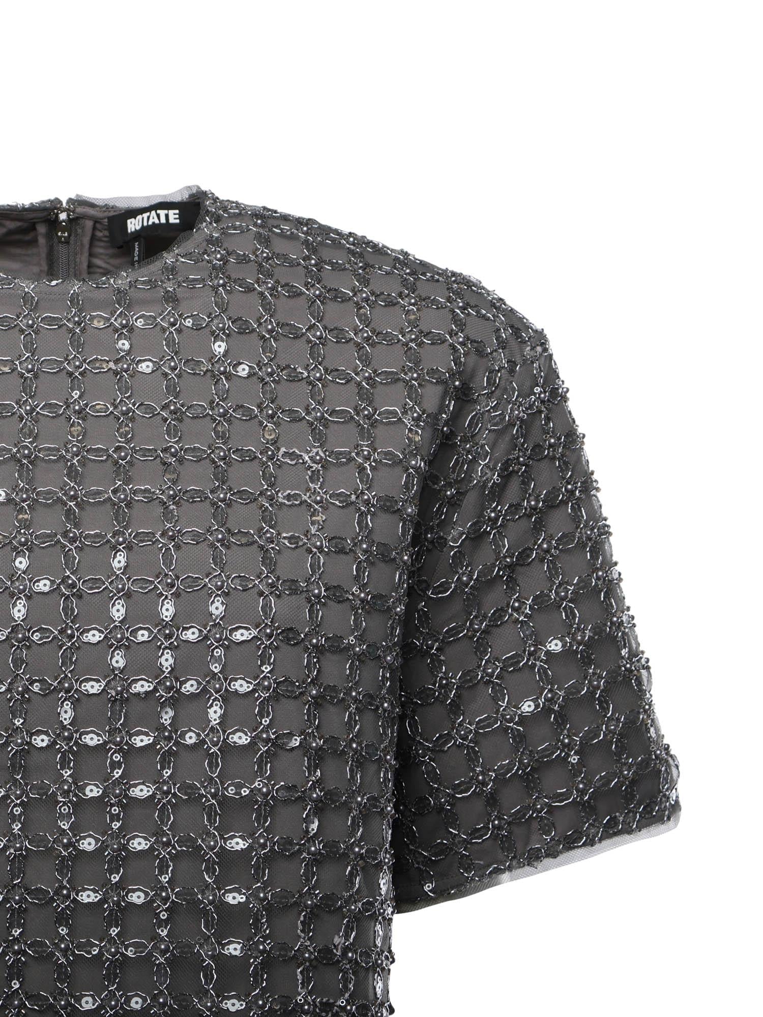 T-shirt con perline 115155 516 ROTATE 