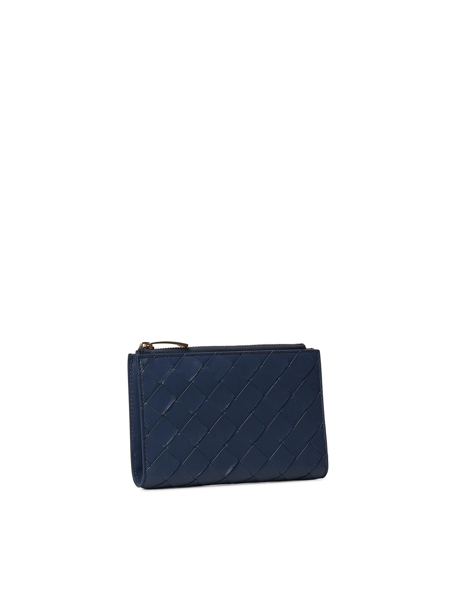 Portafoglio Intrecciato bi-fold medio 749940 VCPP24019 BOTTEGA VENETA 