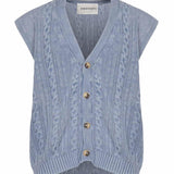 Gilet in cotone<BR/> B9D0038 86M AMARANTO 