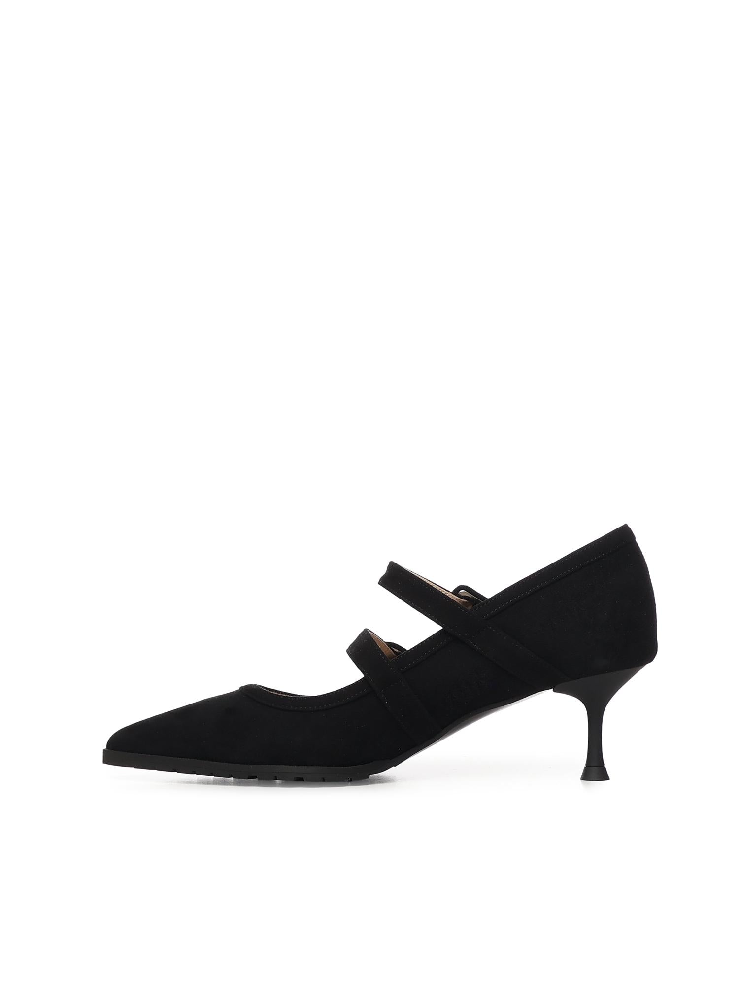 Pumps Geluci in camoscio GELUCI CAM. NERO GIULIANO GALIANO 