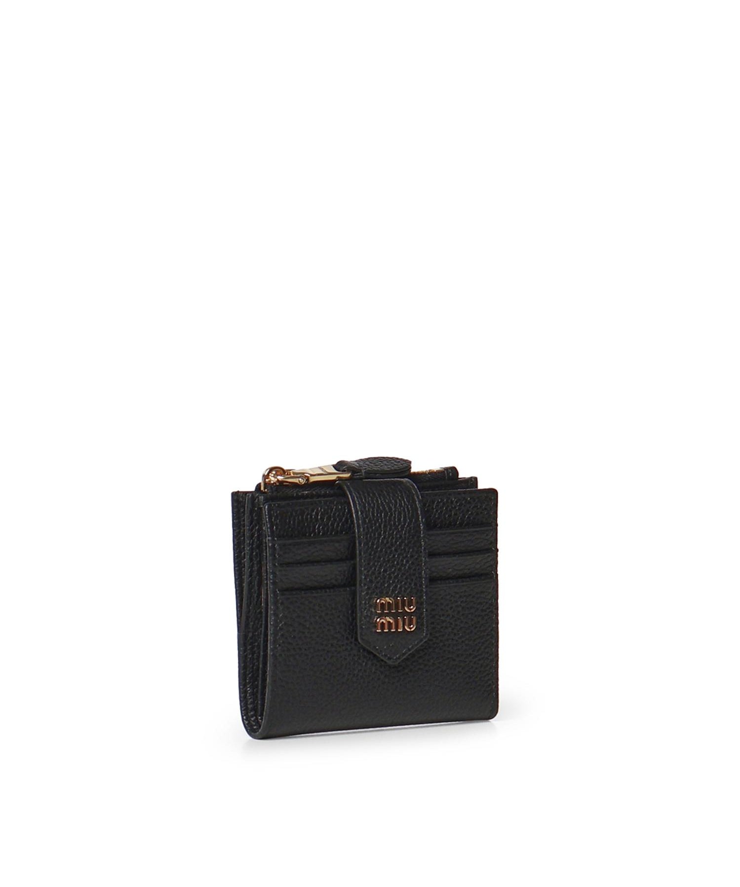 Portafoglio piccolo in pelle 5ML047 ADT7F0002 MIU MIU 
