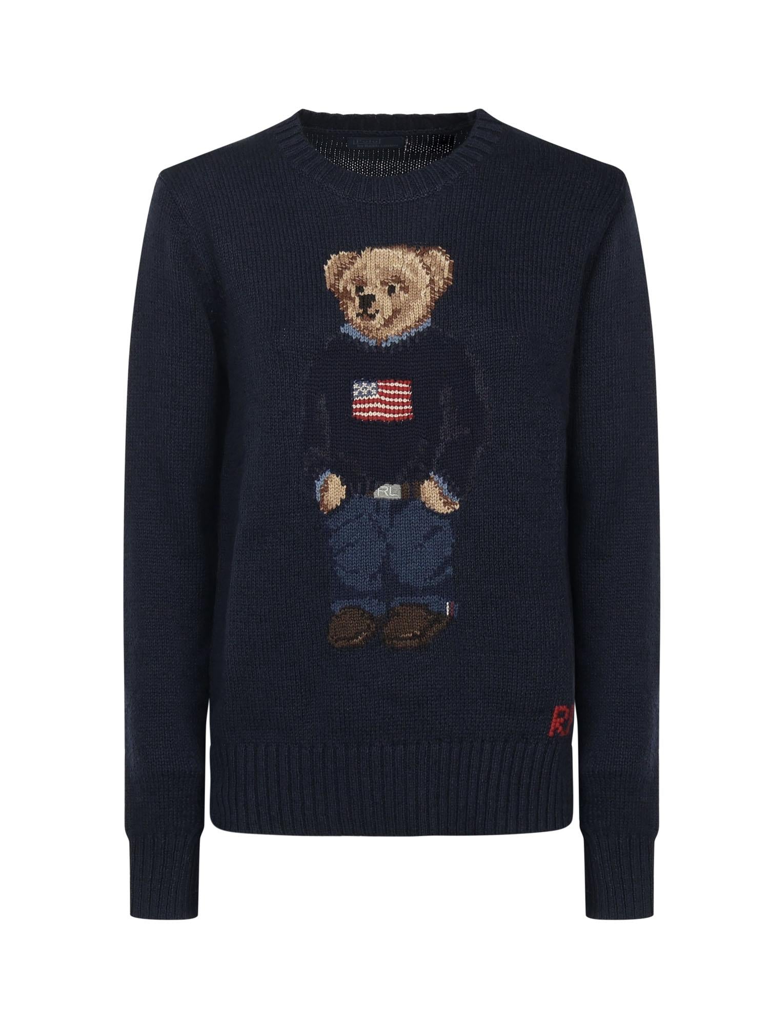 Maglia Polo Bear in cotone e lino 211927070 001 POLO RALPH LAUREN 